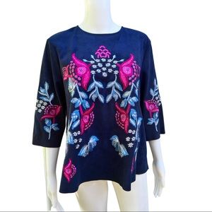 Zara 70s style suede tunic